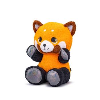Vörös panda plüss 24cm ülő kép