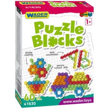 Wader puzzle kockák 40 db kép
