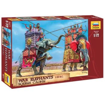 Wargames (AoB) figurák 8011 - BC III-II. Háborús elefántok (1:72) kép