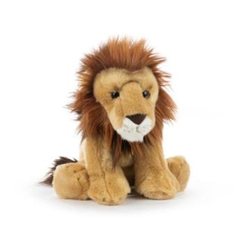 WILD LIFE Reális plüss oroszlán játék 28cm kép