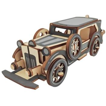 Woodcraft Wooden 3D puzzle Régi limuzin kép