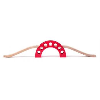 Woody Bridge Red Arch