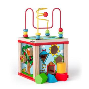 Woody Didactic kocka kicsi mágikus kerekekkel kép