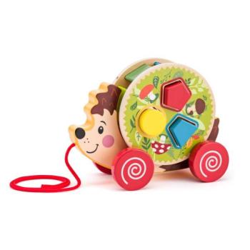Woody Húzható sün kirakóval - Erdei állatok kép