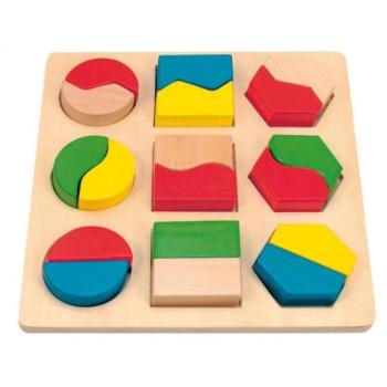 Woody lemez geometriai alakzatokkal kép
