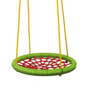 Woody ringató gyűrű (átmérő 83 cm) - zöld-piros kép