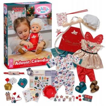 Zapf BABY born Adventi naptár 2026, 43 cm kép