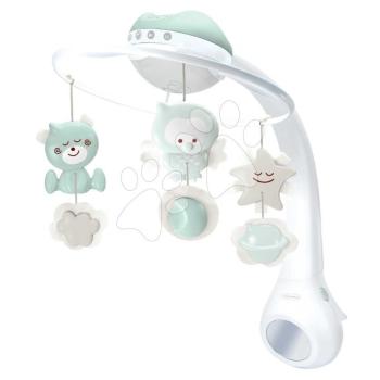 Zenélő kiságyforgó 3in1 Projector Musical Mobile Sage Infantino vetítővel és éjszakai fénnyel zöld 0 hó-tól kép