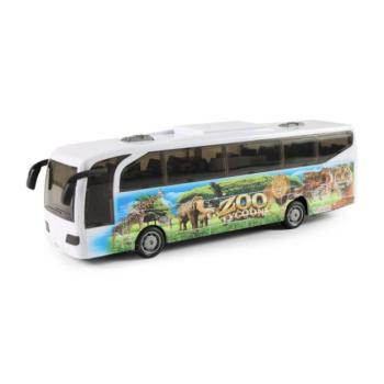 ZOO busz hanggal és fénnyel 23 cm