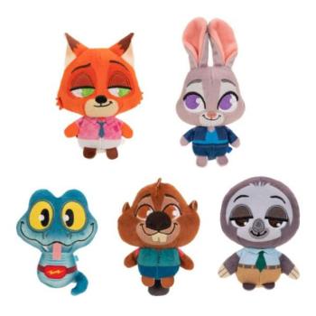 Zootropolis plüss 8 cm - 5Pack kép